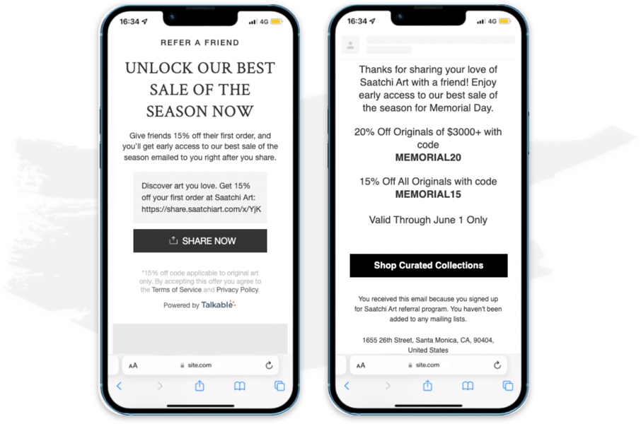 Saatchi Art Case Study Memorial Day Early Access Campaign